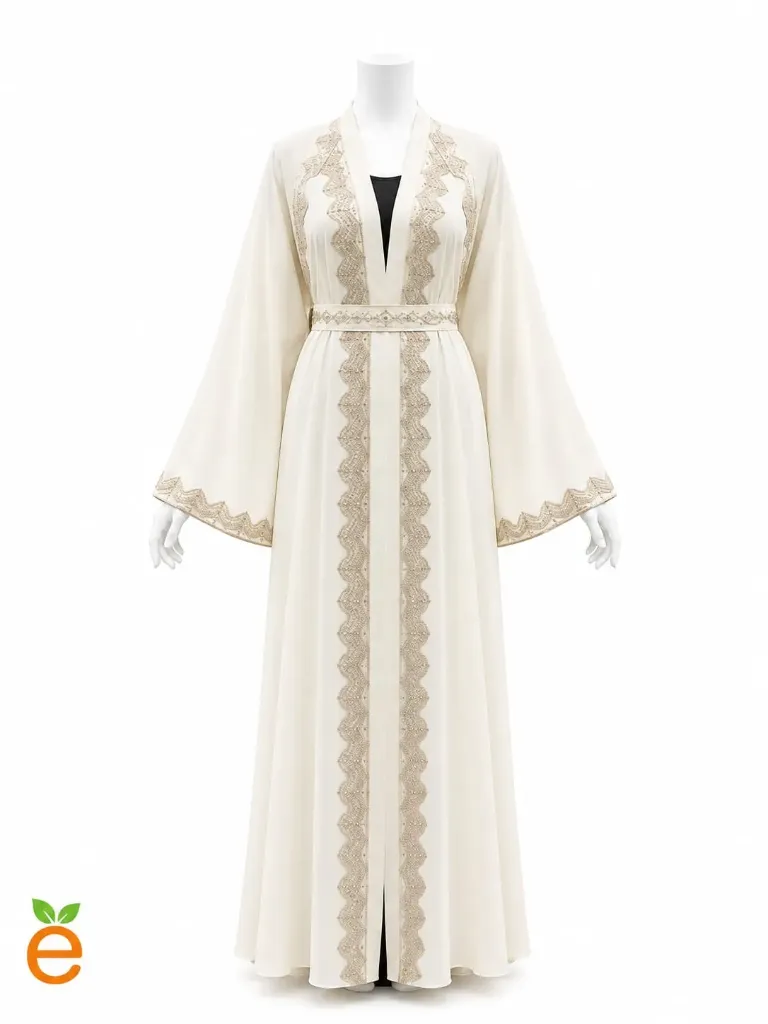 Abaya-Milk colour